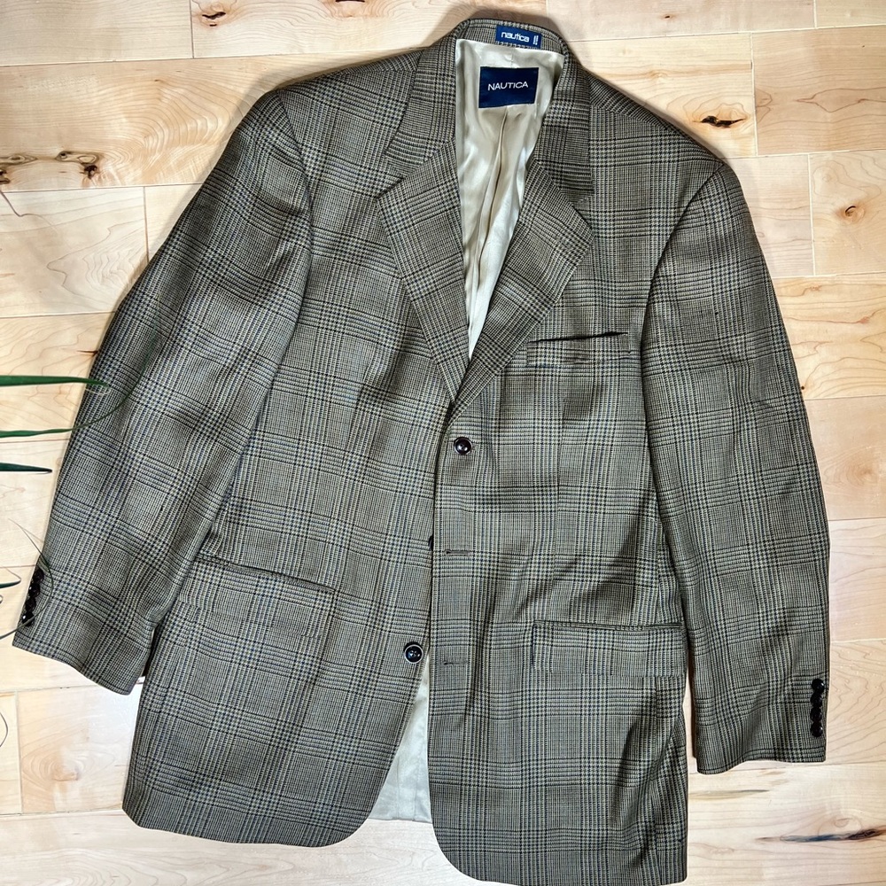 Tweed Nautica‎ Wool Blazer